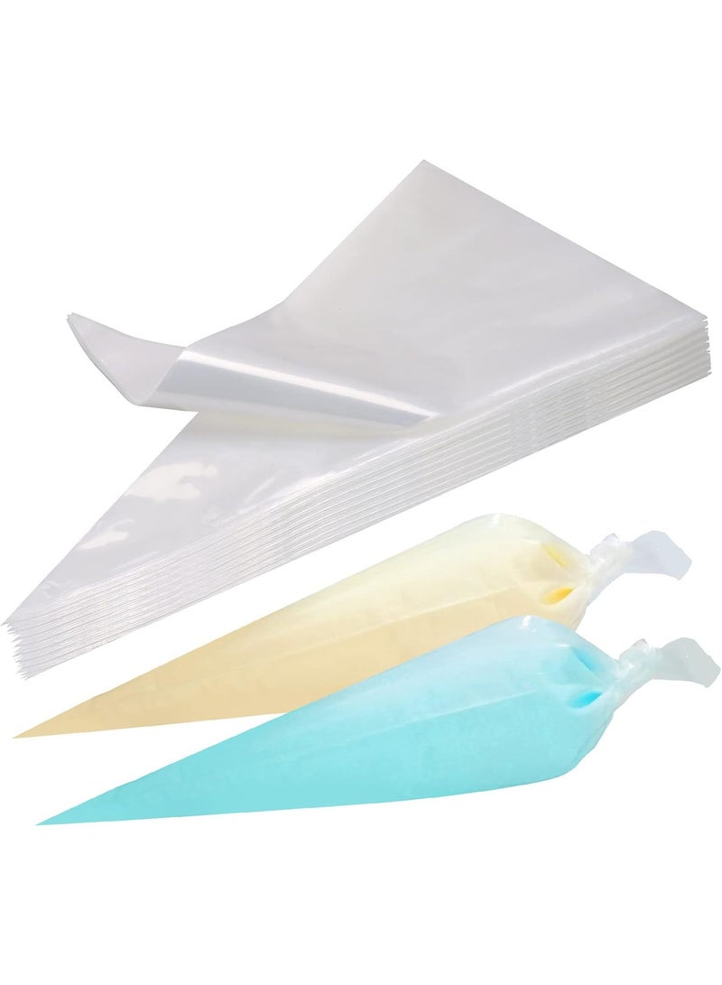 Disposable Piping Bags 18 Inch Pastry Bags Cake Cupcake Cookies Decorating Bags for Icing and Frosting, Pack of 100 - Image 1